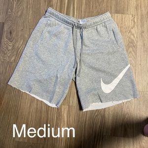 Nike sweat pants shorts